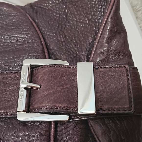 Michael Kors Clutch Deep Purple with Silver Hardware - Picture 6 of 7